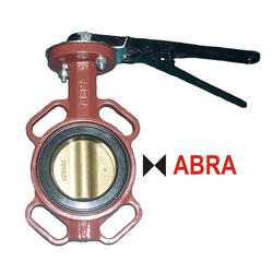 Затвор поворотный межфланцевый ABRA-BUV-VF843D032/040G Ду32/40 Ру16 с редуктором